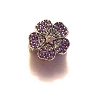Pandora primrose pave charm